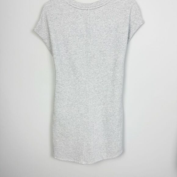 ATHLETA | Embrace Gray Sweatshirt Tunic Dress Tie Sash Women’s Size X-Small - Picture 11 of 13